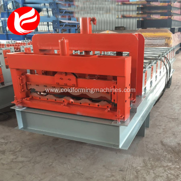 Automatic galvanized glazed roof tile roll formed machine